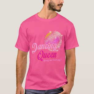 Dancing Queen Tee 17 Birthday Vintage Dancing Disc