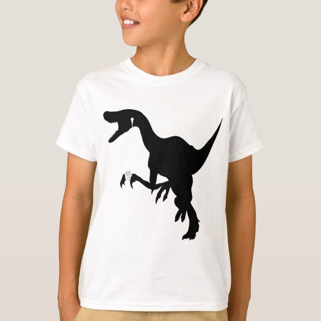 Dancing Raptor design T-Shirt (Front)