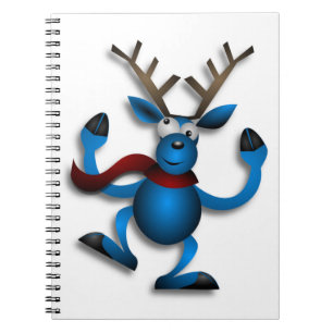 DANCING REINDEER NOTEBOOK