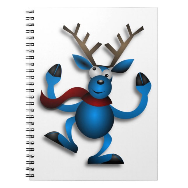DANCING REINDEER NOTEBOOK (Front)