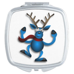 DANCING REINDEER VANITY MIRROR