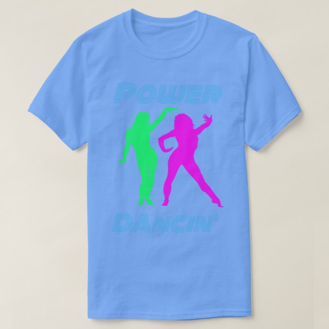 Dancing Retro Power Dancing Girls T-Shirt (Design Front)