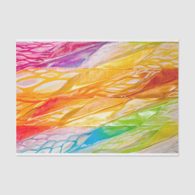 Dancing Ribbon Nebula Tissue Paper (Front)