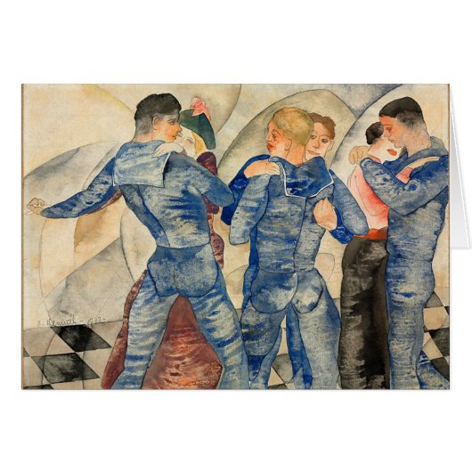 Dancing Sailors Cards (Front Horizontal)