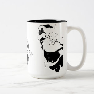 "DANCING SANTA" CHRISTMAS MUG