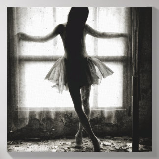 Dancing Shadow by the Window Canvas Photo Tile