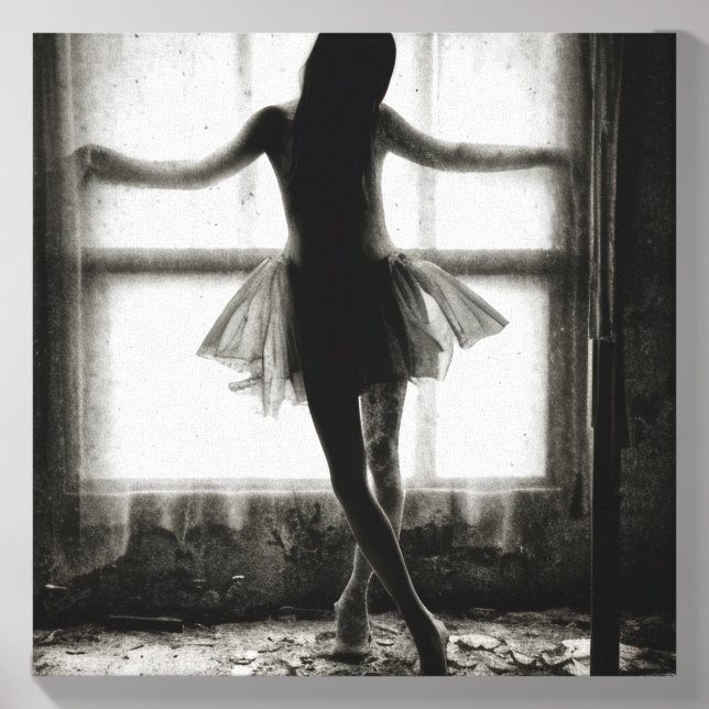 Dancing Shadow by the Window Canvas Photo Tile (Front Set)