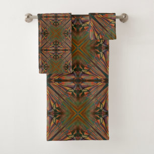 Dancing Shadows Of The Scorpion King Pattern Bath Towel Set