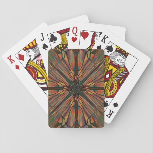 Dancing Shadows Of The Scorpion King Pattern Playing Cards