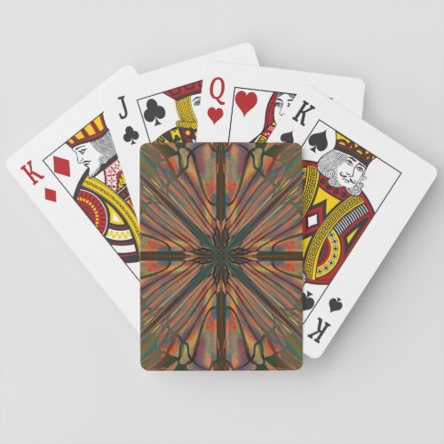 Dancing Shadows Of The Scorpion King Pattern Poker Cards