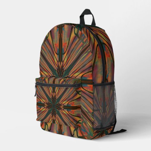 Dancing Shadows Of The Scorpion King Pattern  Printed Backpack