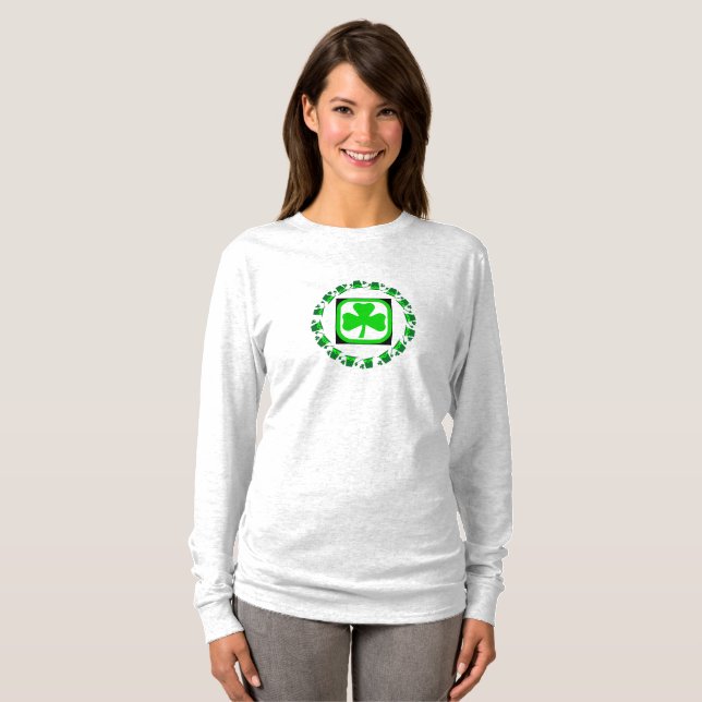 Dancing Shamrocks T-Shirt (Front Full)