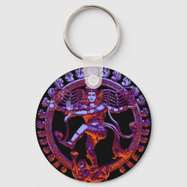 Dancing Shiva Keychain (Front)