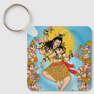 Dancing Shiva Keychain