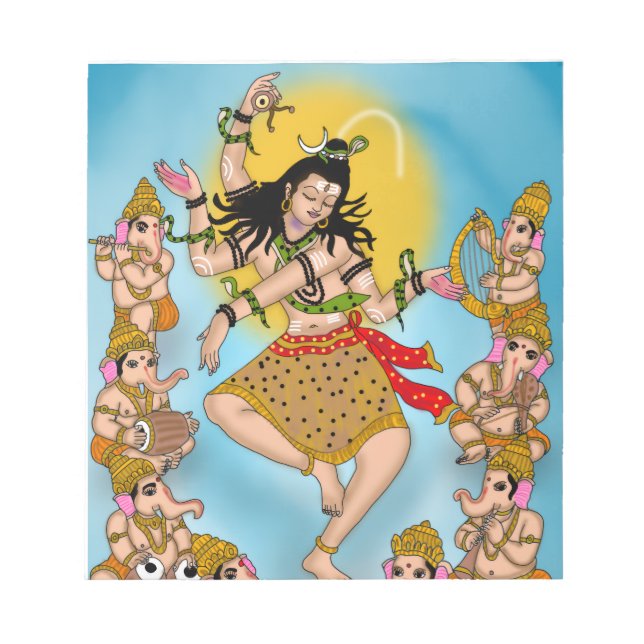Dancing Shiva Notepad (Front)