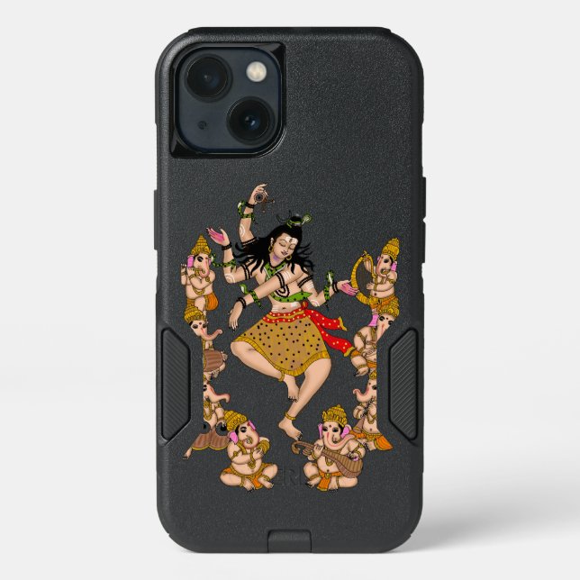 Dancing Shiva Phone Cover  (Back)
