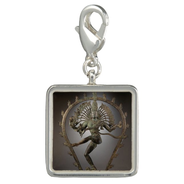 Dancing Shiva statue photo Charm (Front)