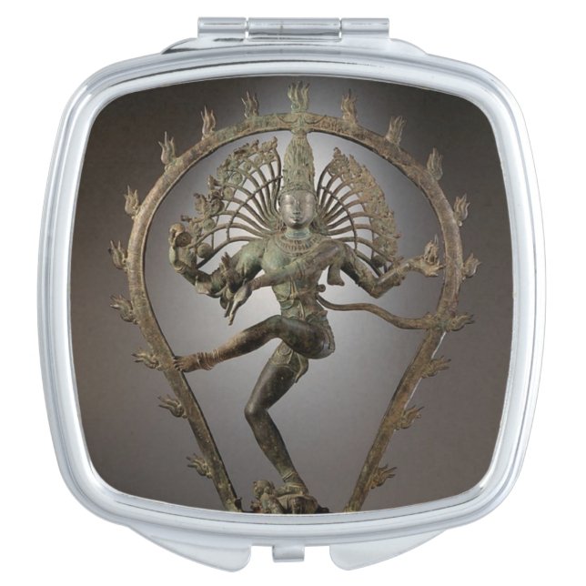 Dancing Shiva statue photo Compact Mirror (Front)