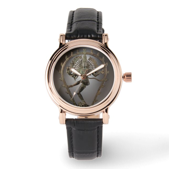 Dancing Shiva statue photo Watch (Front)
