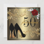 Dancing Shoes - Fabulous 50th Birthday Invitation at Zazzle