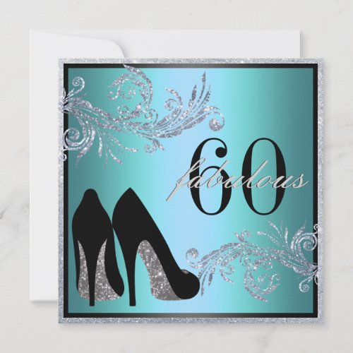 Dancing Shoes _ Fabulous 50th Birthday Invitation