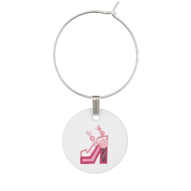 Dancing Shoes Wine Charm (Front)