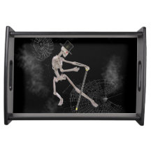 Dancing Skeleton Black Halloween