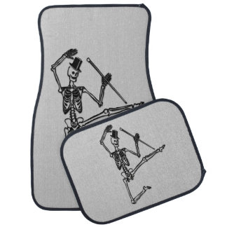 Dancing Skeleton Car Floor Mat