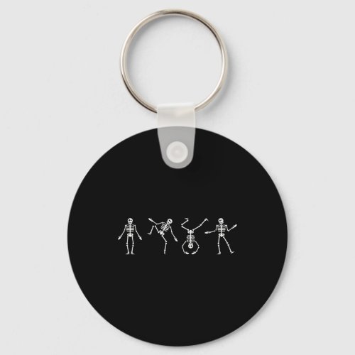 Dancing Skeleton Halloween Keychain