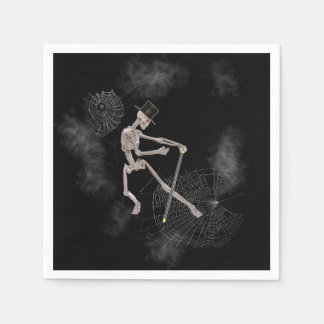 Dancing Skeleton Halloween Napkins