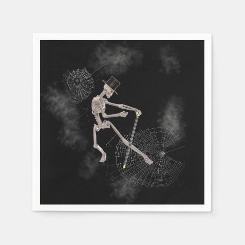 Dancing Skeleton Halloween Napkins