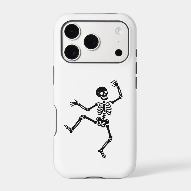 Dancing Skeleton Iphone Case (Back)