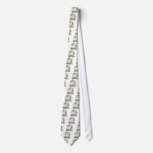 Dancing Skeleton Nursing School Survivor Neck Tie