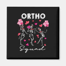 Dancing Skeleton Ortho Squad Orthopedic Valentines Magnet