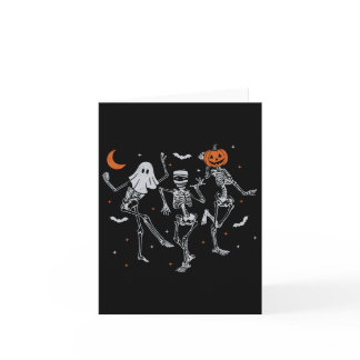 Dancing Skeleton Spooky Season  Card