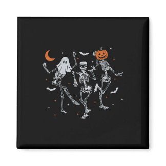 Dancing Skeleton Spooky Season  Magnet