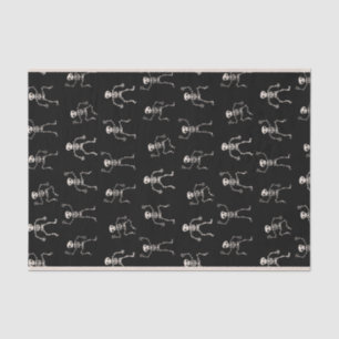 Dancing Skeleton Tissue Paper