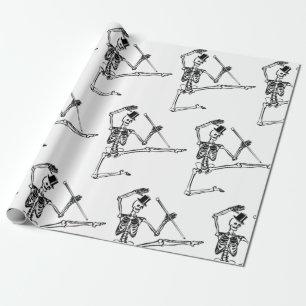 DANCING SKELETON Wrapping Paper