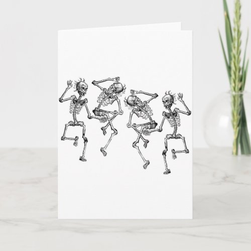 Dancing Skeletons Card
