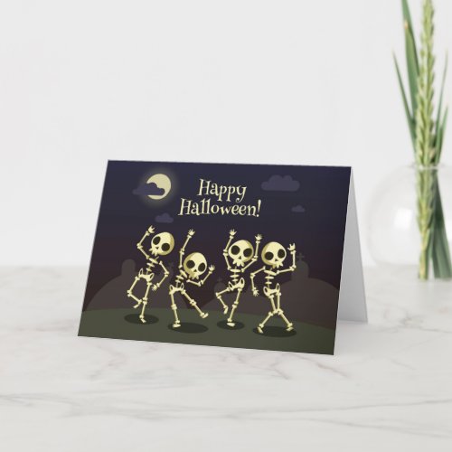 Dancing Skeletons Card