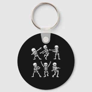 Dancing Skeletons Dance Challenge Boys Girl Kids H Keychain
