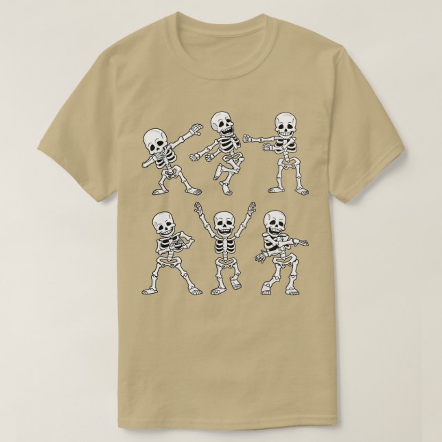 Dancing Skeletons Dance Challenge Boys Girl Kids H T-Shirt (Design Front)