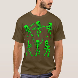 Dancing Skeletons Dance Challenge Girl Boys Kids H T-Shirt