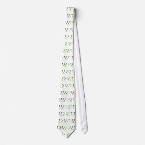 Dancing Skeletons Green Glow Neck Tie