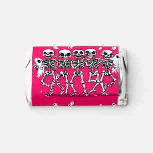 Dancing Skeletons, Halloween, author Natasha Us   Hershey's Miniatures