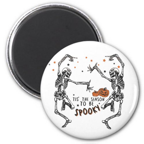 Dancing Skeletons Halloween Magnet