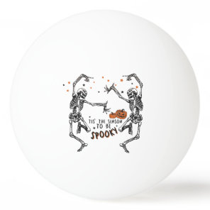 Dancing Skeletons Halloween  Ping Pong Ball