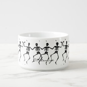 Dancing Skeletons Halloween Thunder_Cove Bowl