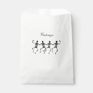 Dancing Skeletons Halloween Thunder_Cove Favor Bag