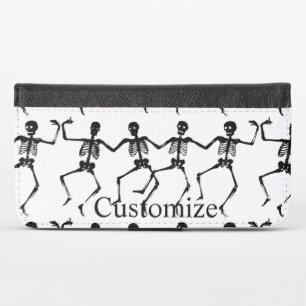 Dancing Skeletons Halloween Thunder_Cove iPhone X Wallet Case